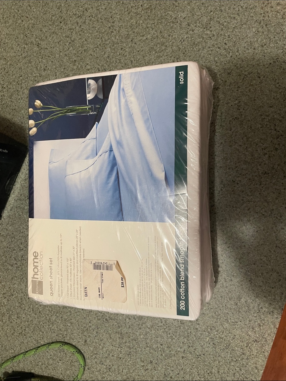 White Sheet Set - Home Collection Queen size